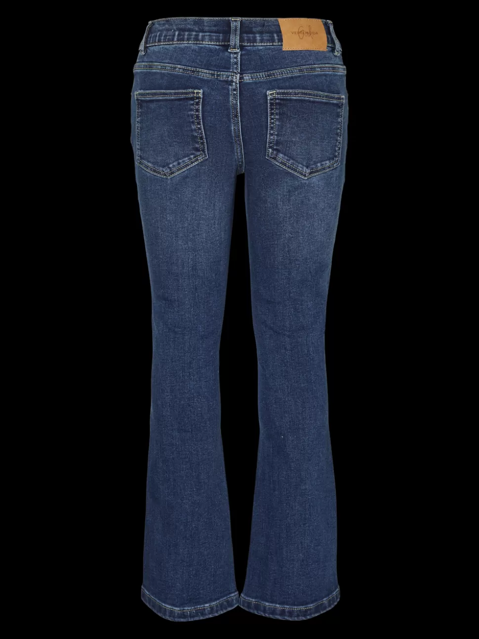 Jeans | Underdelar^VERO MODA VMRIVER Hög Midja Vid Passform Jeans Dark Blue Denim