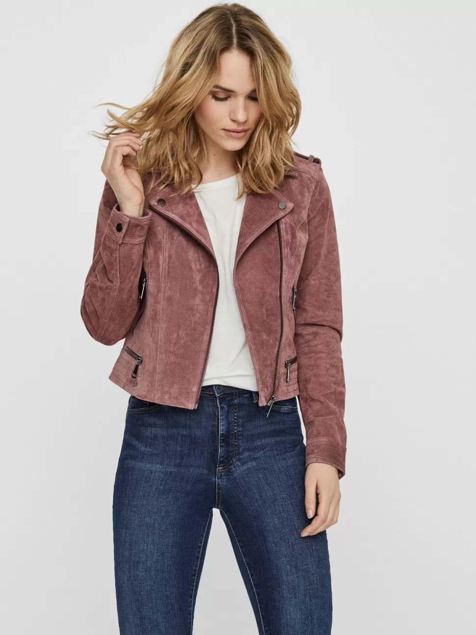 Jackor^VERO MODA VMROYCE Jacka Old Rose
