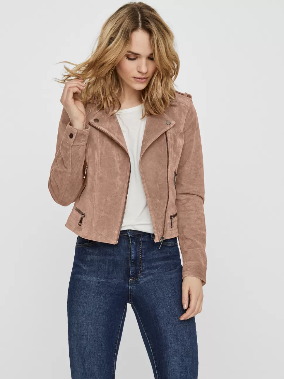 Jackor^VERO MODA VMROYCE Jacka Café au Lait