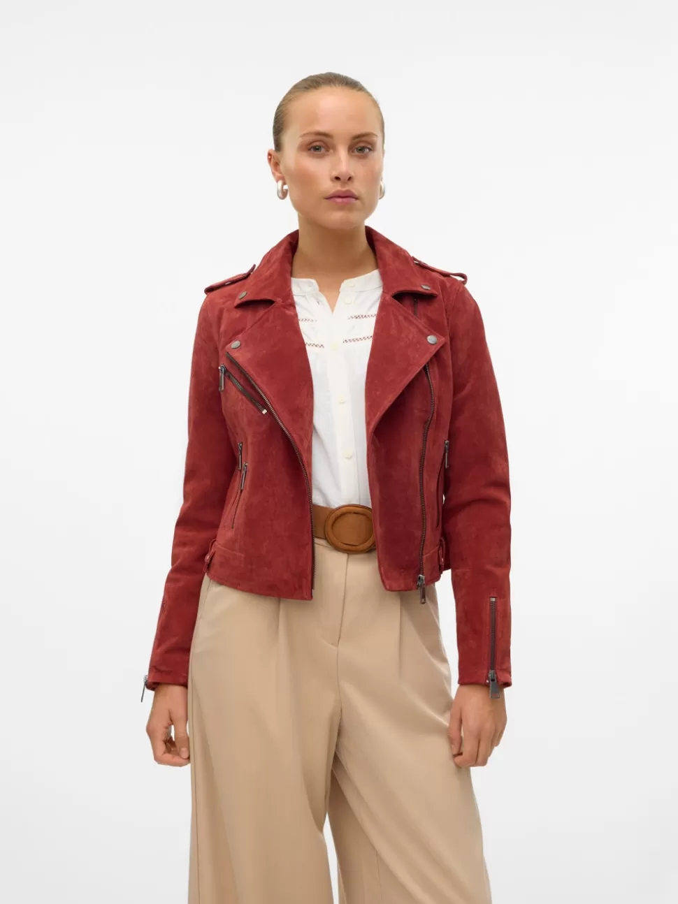 Jackor^VERO MODA VMROYCEALICE Jacka Fired Brick