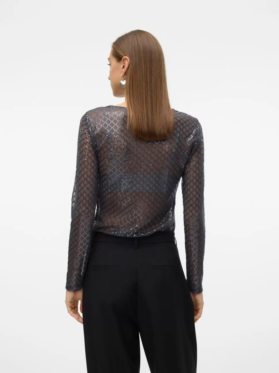 Festkläder | Toppar^VERO MODA VMSAFINA Topp Asphalt