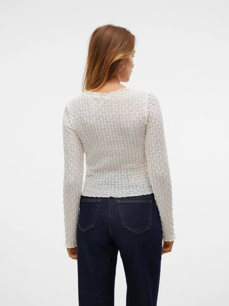 Toppar^VERO MODA VMSHELBY Topp Snow White