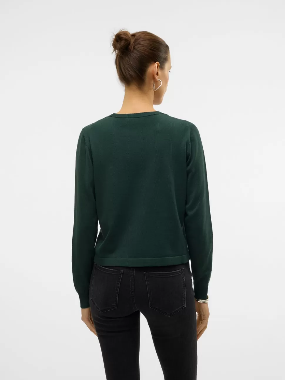 Stickat | Toppar^VERO MODA VMSILJE Pullover Pine Grove