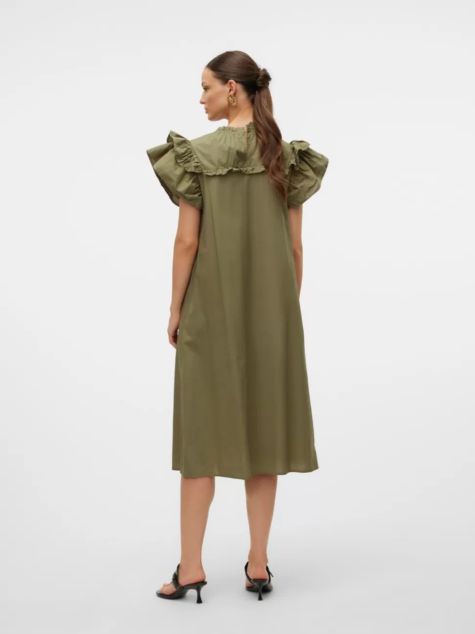 Klänningar^VERO MODA VMSIV Midiklänning Olivine