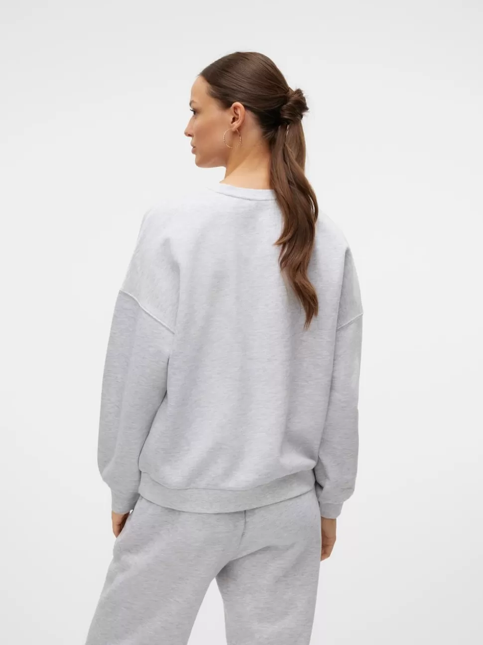 Sweatshirts^VERO MODA VMSONJA Sweatshirt Super Light Grey Melange