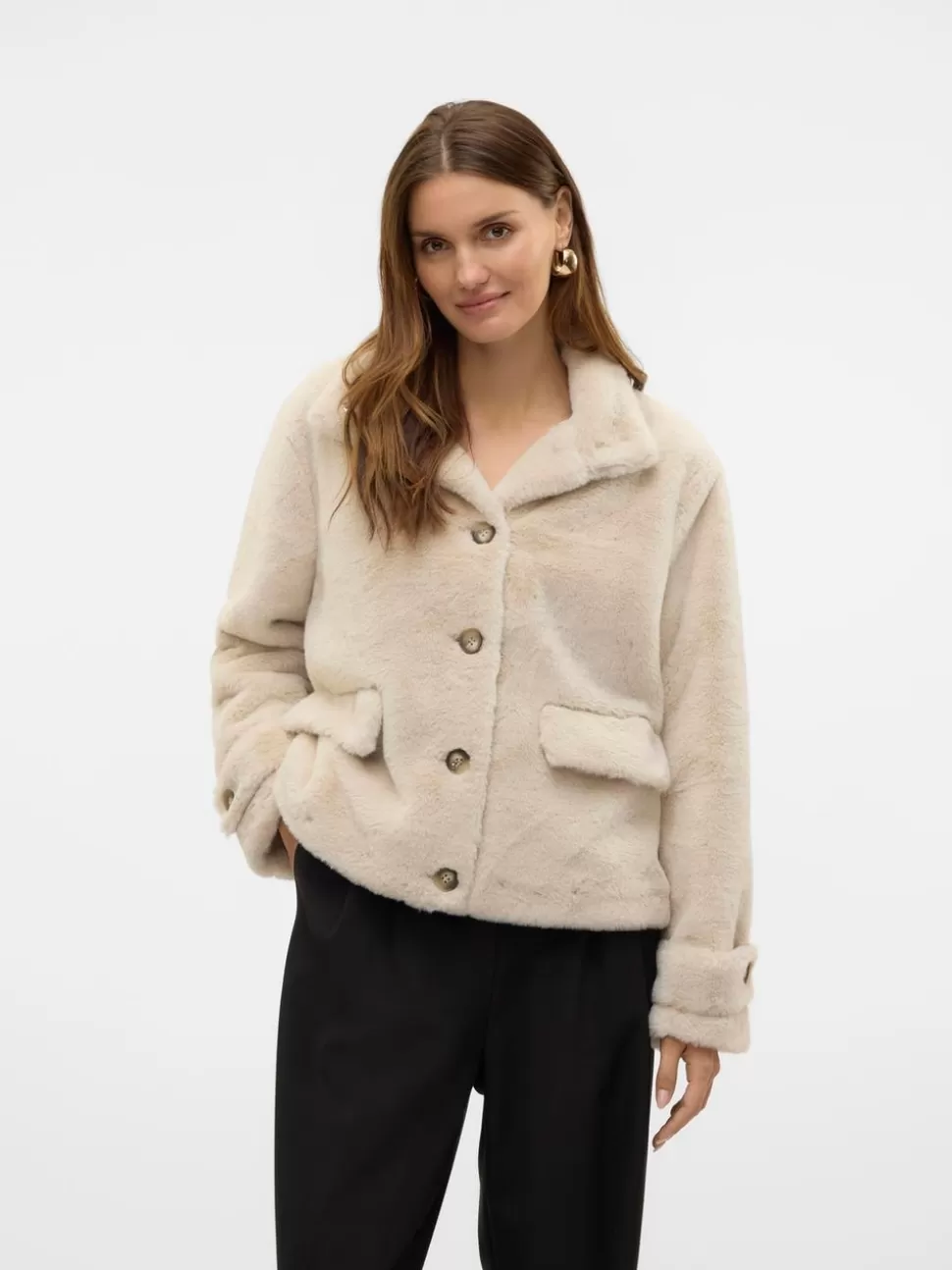 Jackor^VERO MODA VMSONJAEVA Jacka Oatmeal