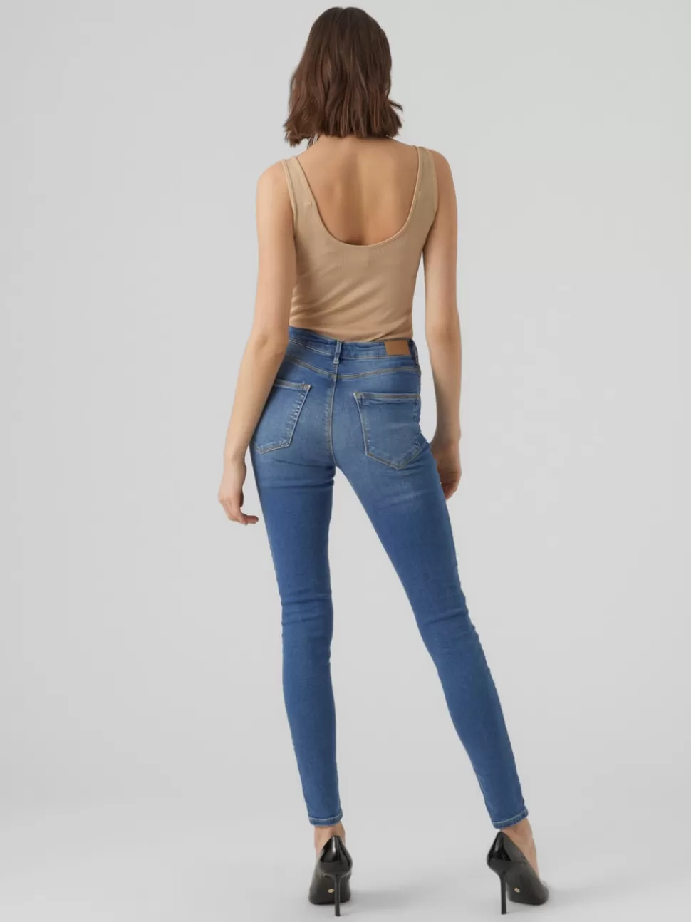 Jeans^VERO MODA VMSOPHIA Hög Midja Skinny Fit Jeans Medium Blue Denim