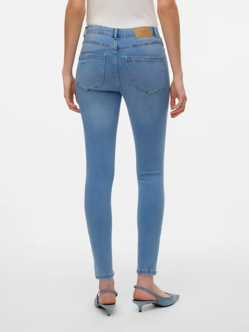 Jeans^VERO MODA VMSOPHIA Hög Midja Skinny Fit Jeans Medium Blue Denim