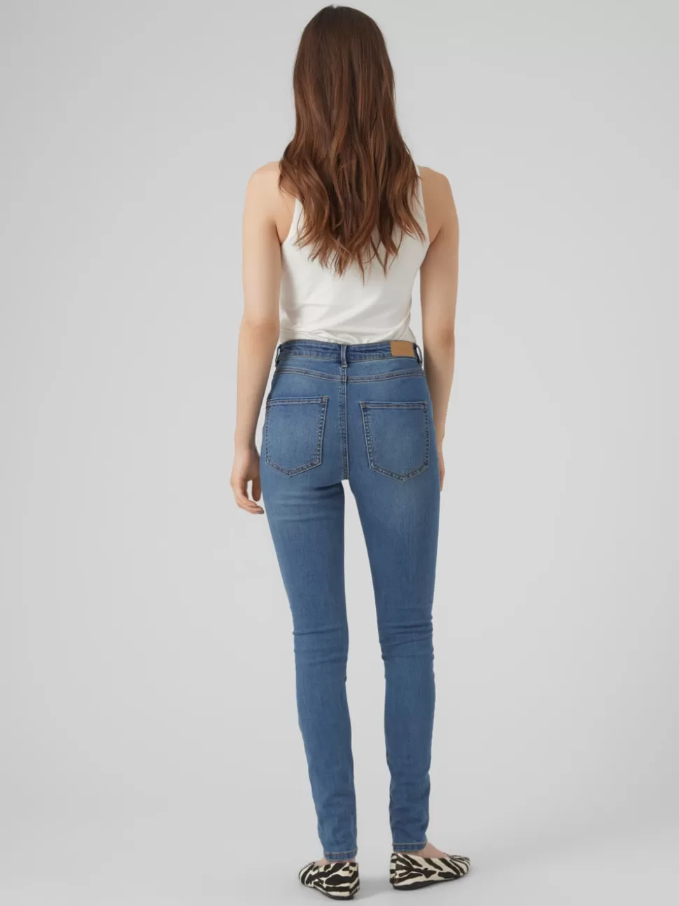 Jeans^VERO MODA VMSOPHIA Hög Midja Skinny Fit Jeans Medium Blue Denim
