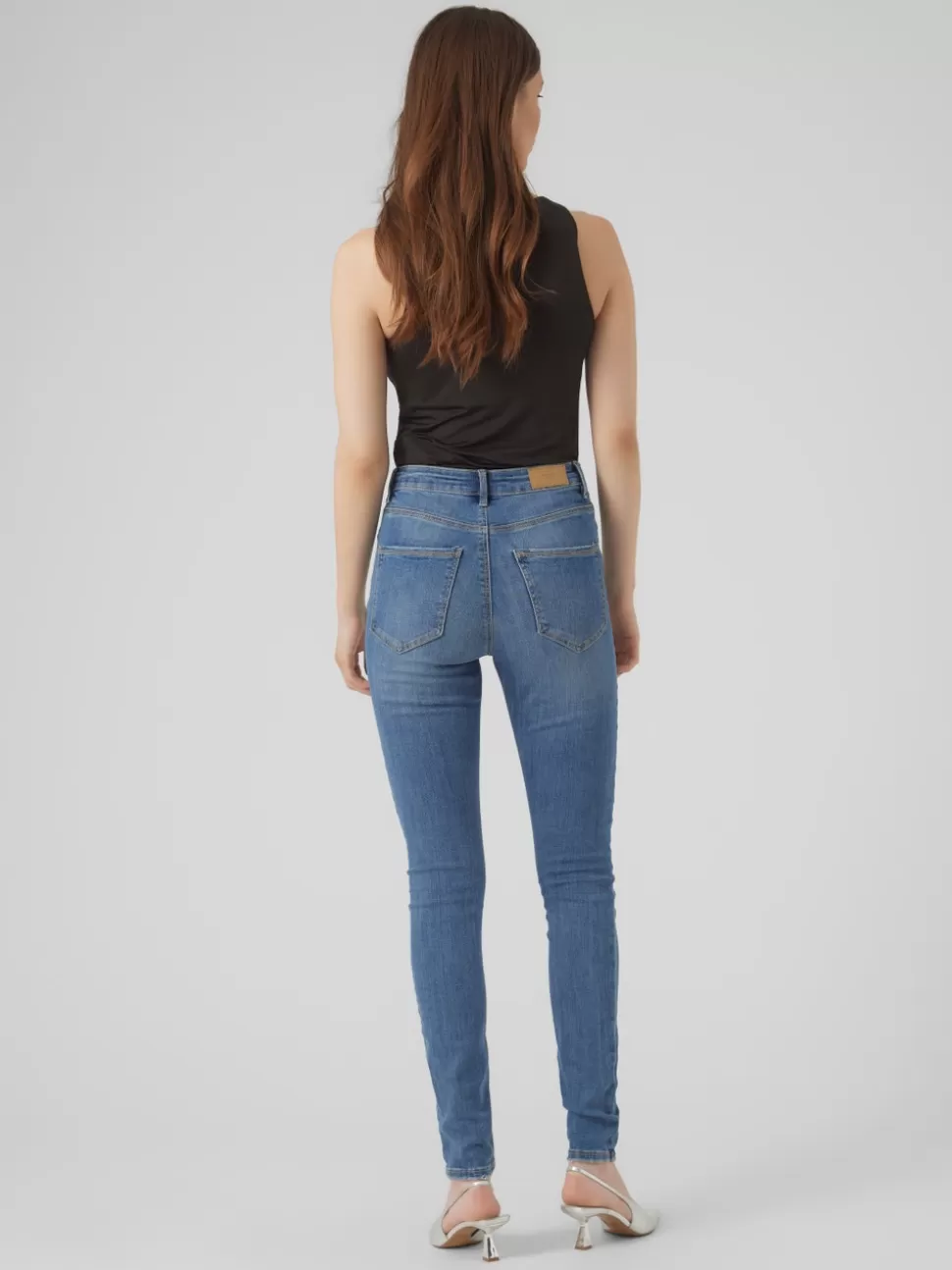 Jeans^VERO MODA VMSOPHIA Hög Midja Skinny Fit Jeans Medium Blue Denim
