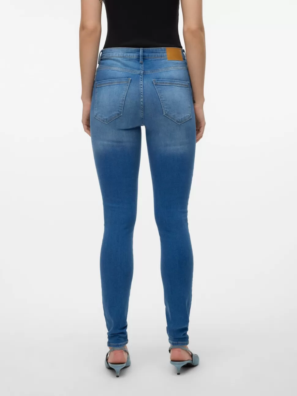 Jeans^VERO MODA VMSOPHIA Hög Midja Skinny Fit Jeans Medium Blue Denim