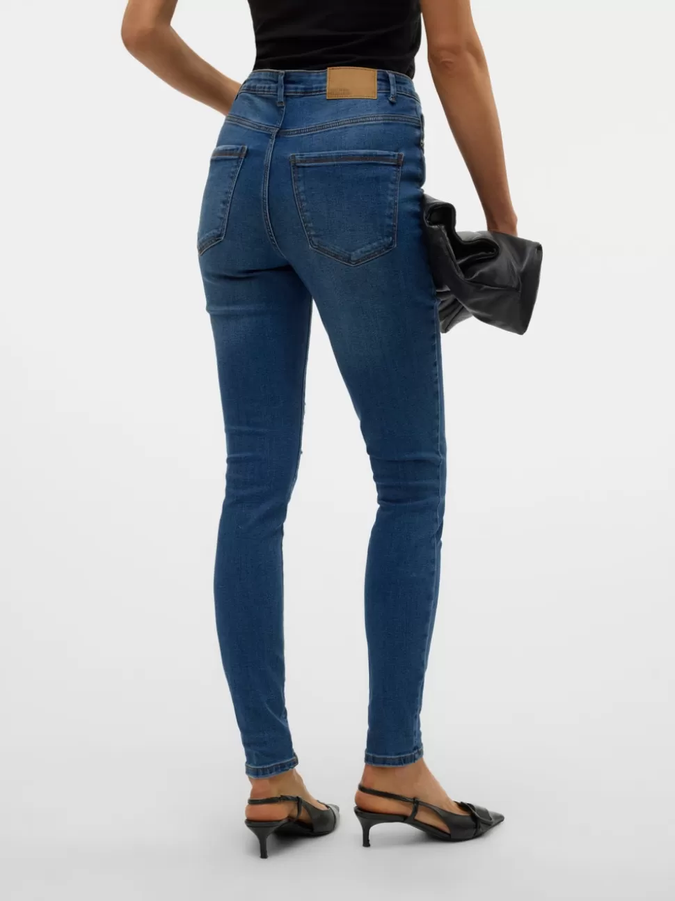 Jeans^VERO MODA VMSOPHIA Hög Midja Skinny Fit Jeans Medium Blue Denim