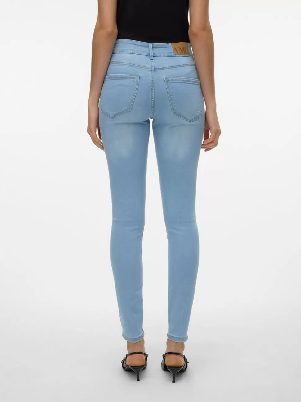 Jeans | Basics^VERO MODA VMSOPHIA Hög Midja Slim Fit Jeans Light Blue Denim