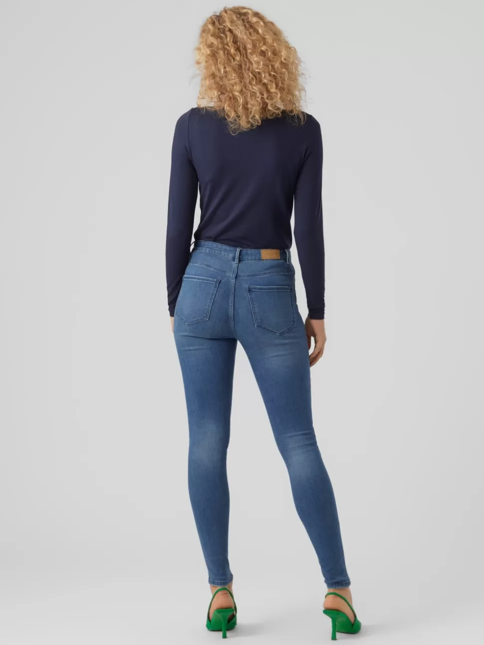 Jeans^VERO MODA VMSOPHIA Superhög Midja Skinny Fit Jeans Medium Blue Denim