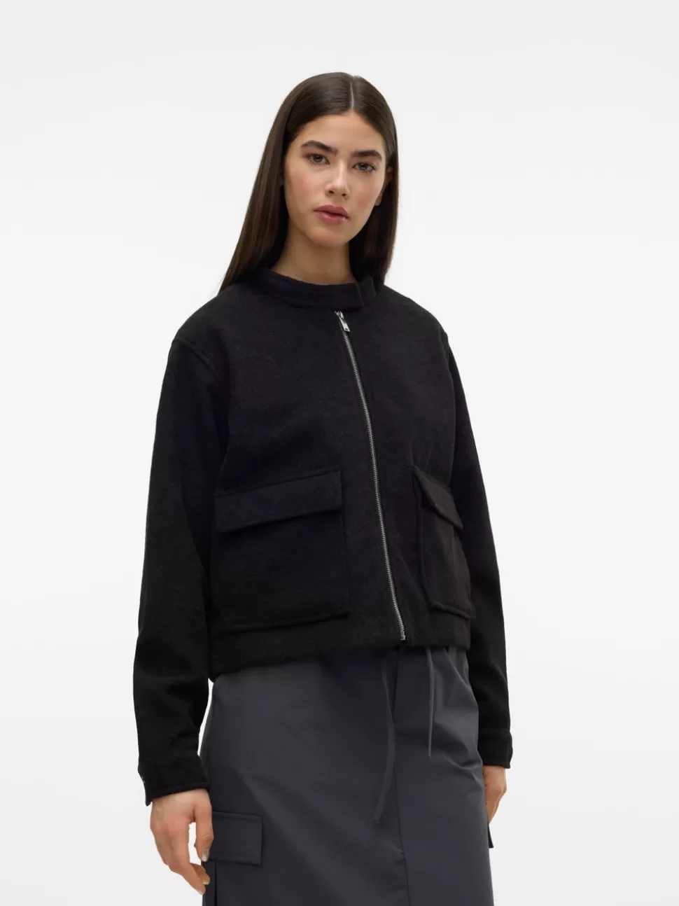 Jackor^VERO MODA VMSTACEY Jacka Black