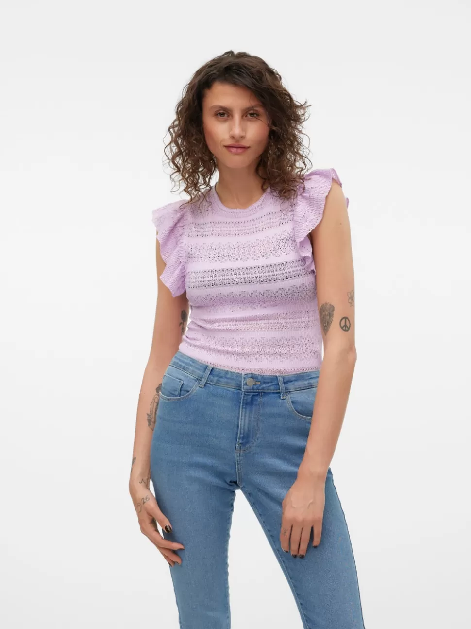 Toppar^VERO MODA VMSULE Topp Orchid Bloom