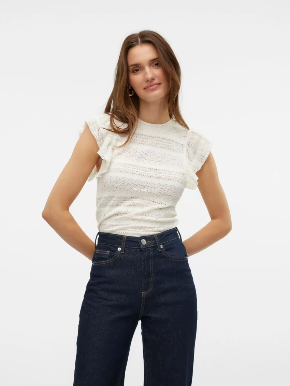 Toppar^VERO MODA VMSULE Topp Snow White