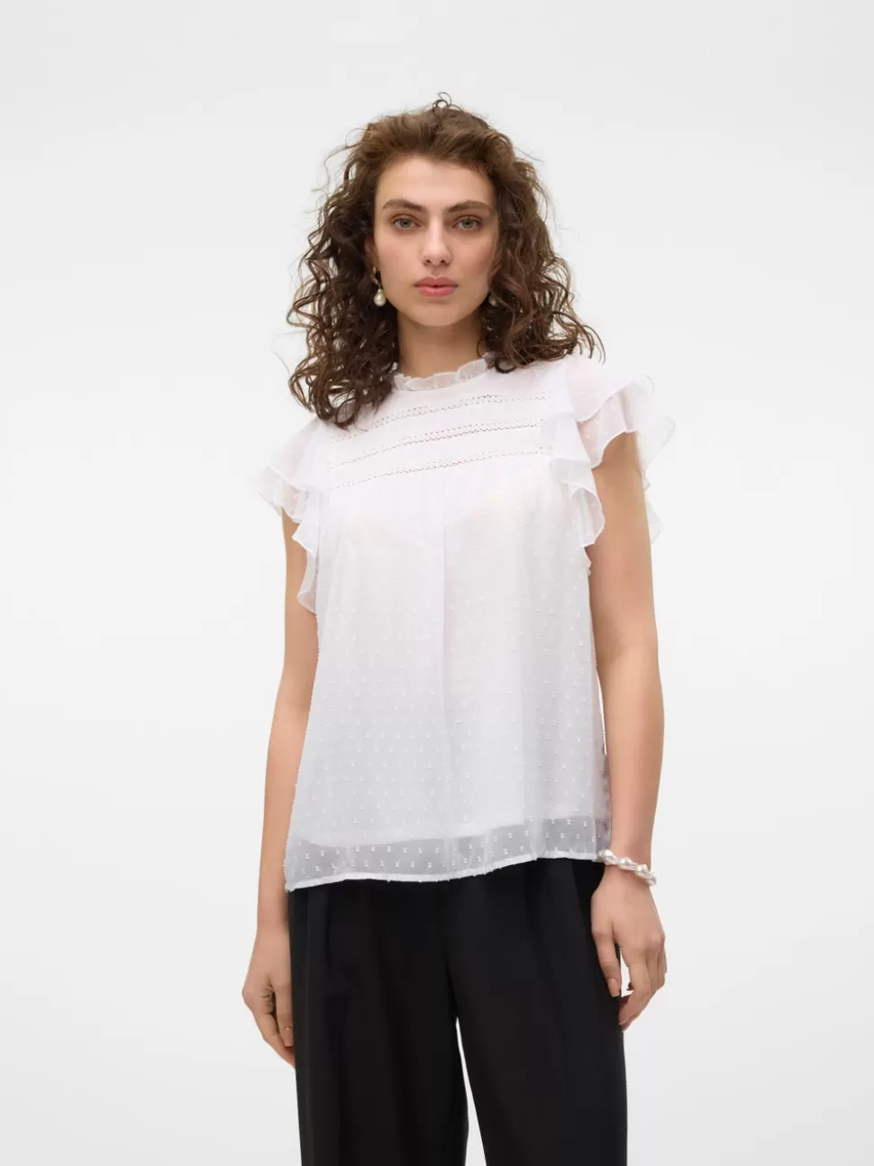 Toppar^VERO MODA VMSUN Topp Bright White