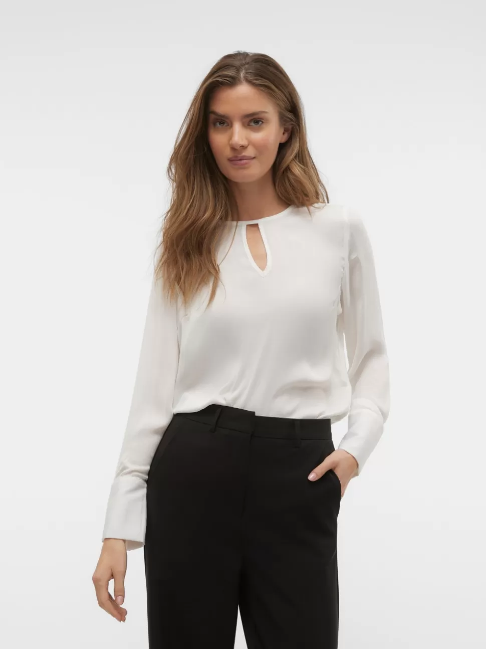 Toppar^VERO MODA VMSVEA Topp Snow White