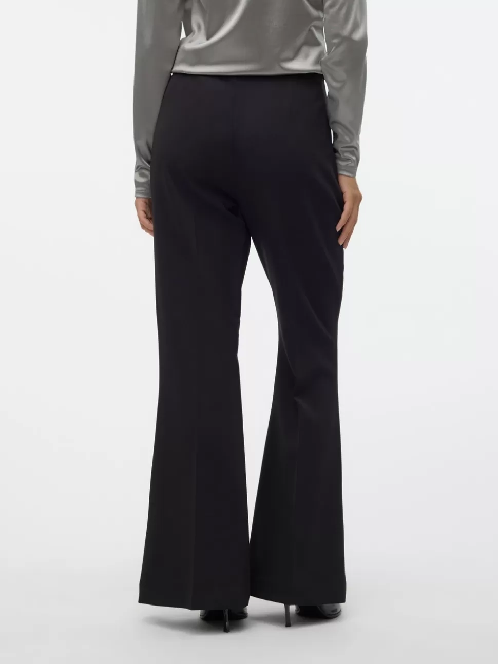 Byxor^VERO MODA VMTAHINA Hög Midja Byxor Black