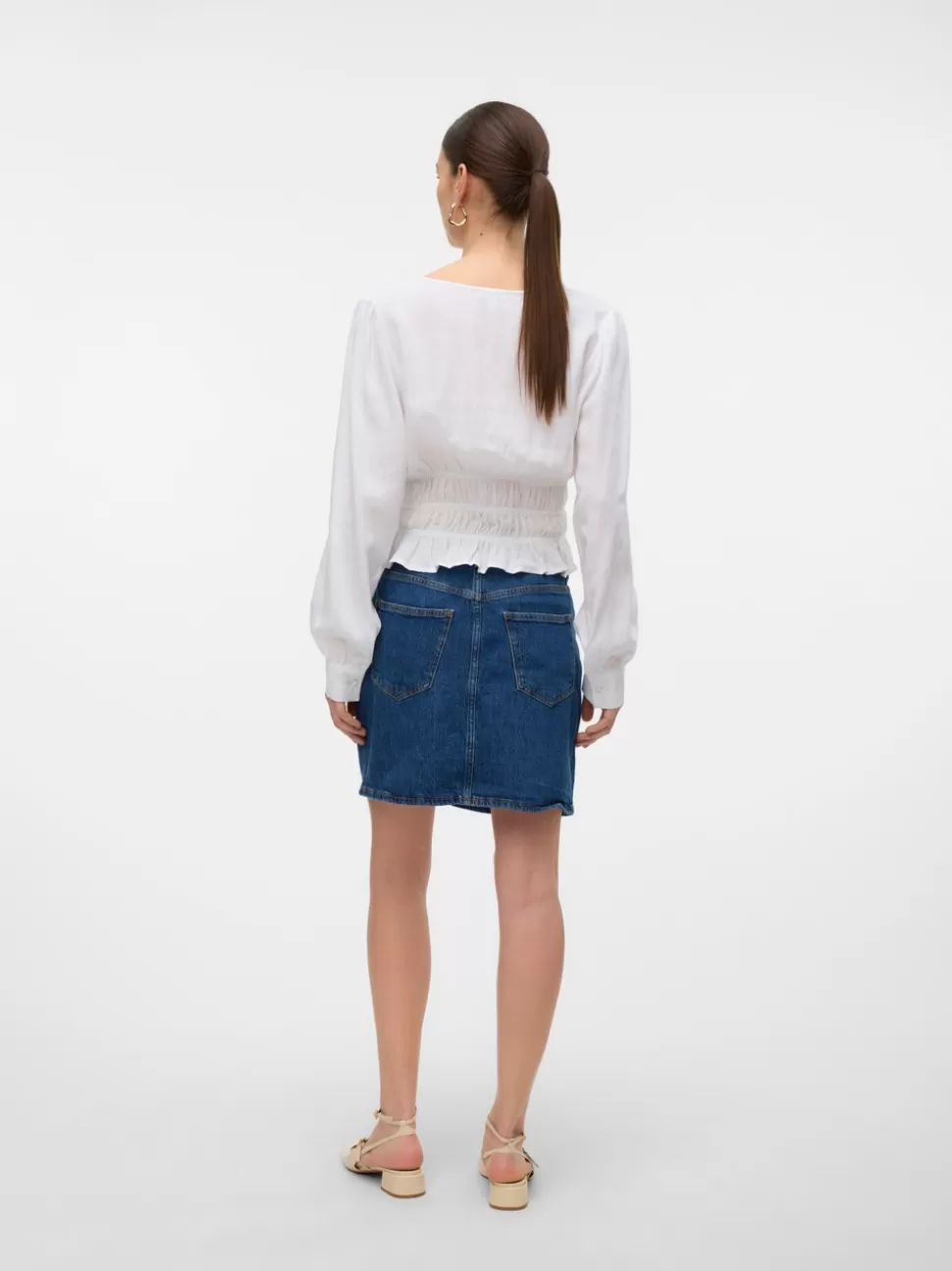 Toppar^VERO MODA VMTHEODORA Topp Snow White
