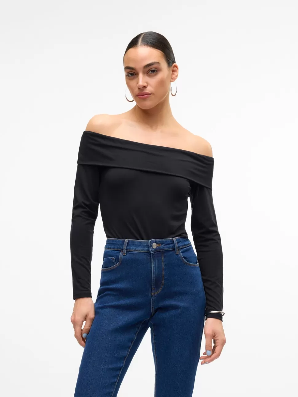 Toppar^VERO MODA VMTHEODOSIA Topp Black