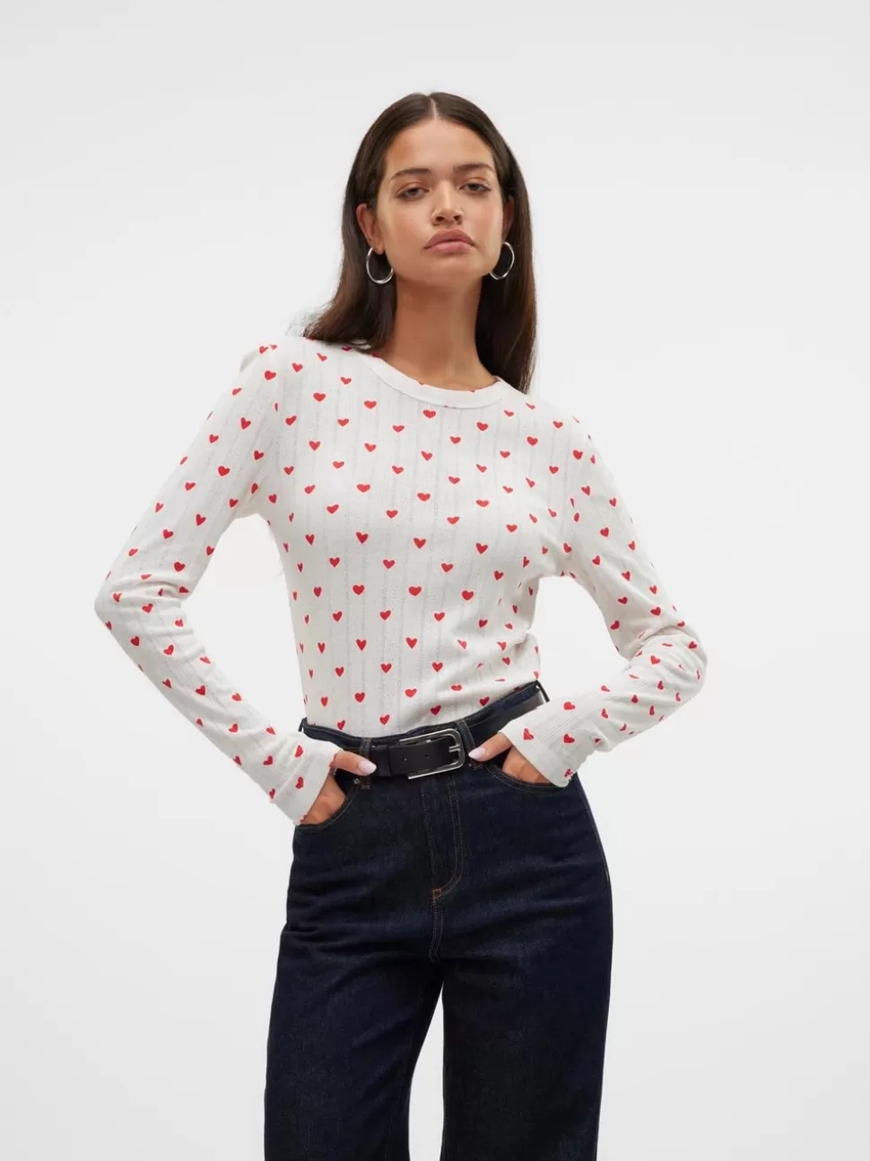 Toppar^VERO MODA VMTHERESE Topp Snow White