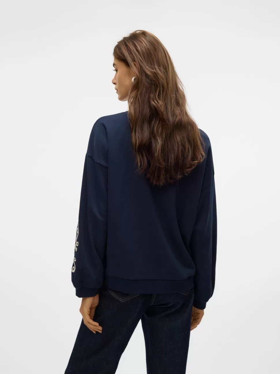 Sweatshirts^VERO MODA VMVELO Sweatshirt Navy Blazer