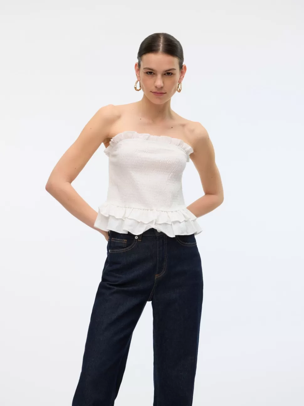 Festkläder | Toppar^VERO MODA VMVIOLA Topp Snow White