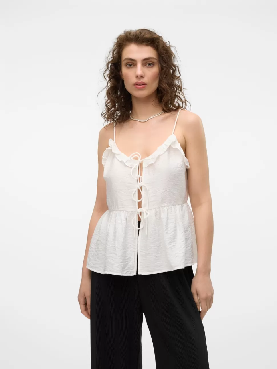 Toppar^VERO MODA VMWICKY Topp Snow White
