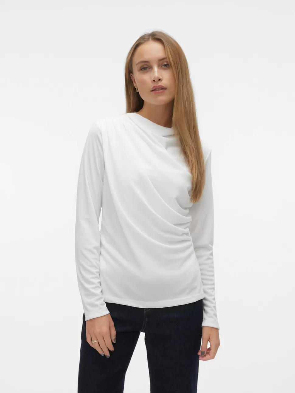 Toppar^VERO MODA VMWILLOW Topp Snow White