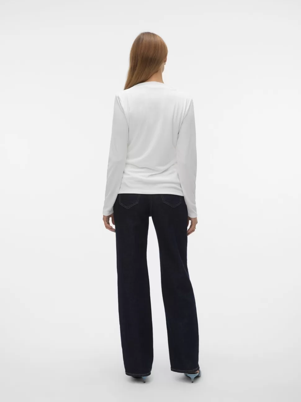 Toppar^VERO MODA VMWILLOW Topp Snow White