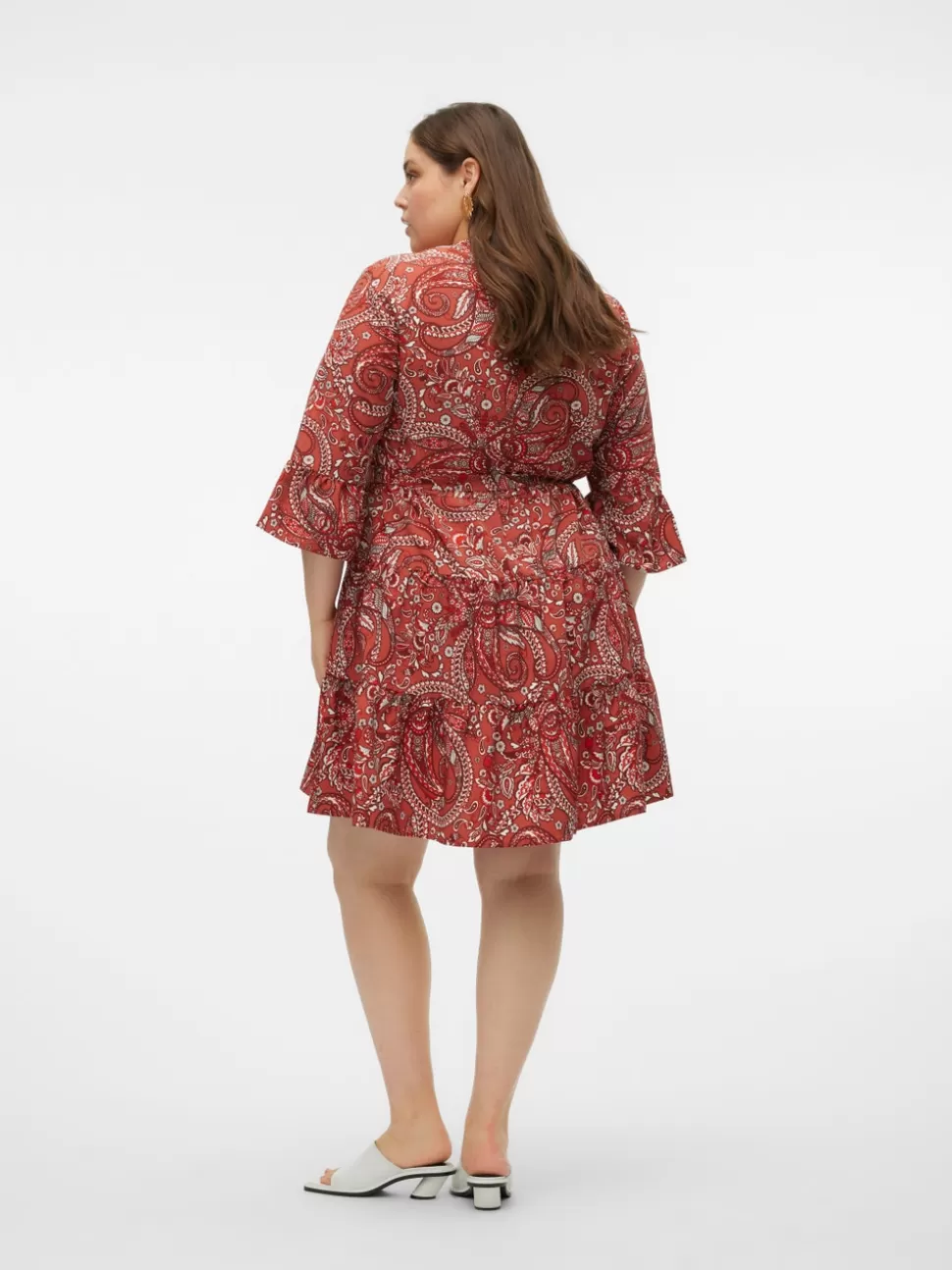 Klänningar^VERO MODA VMZERA Kort Klänning Marsala