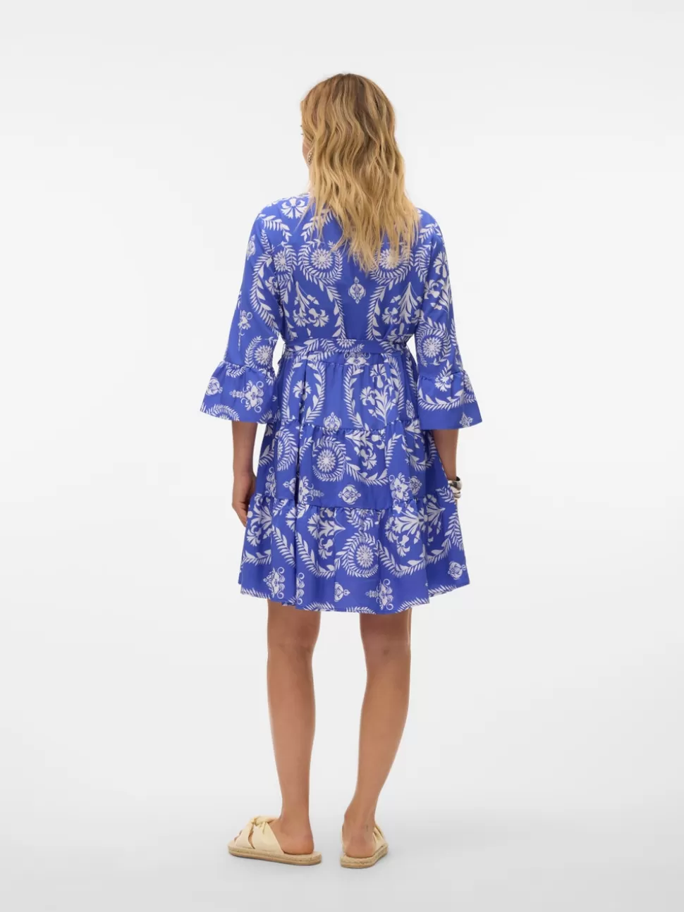 Klänningar^VERO MODA VMZERA Kort Klänning Dazzling Blue
